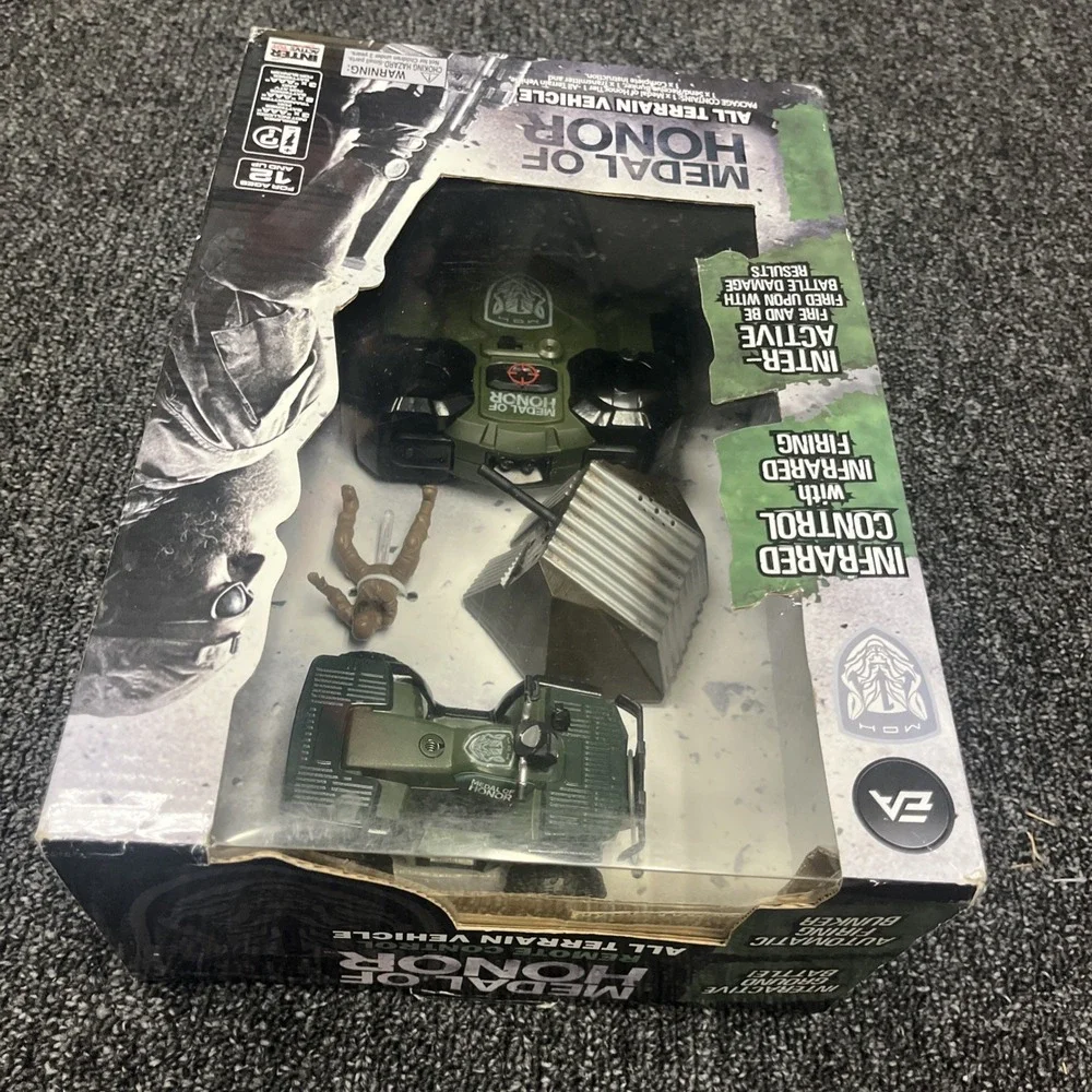 Interactive Toy Concept Medal‎ of Honor Attack ATV with Battling Action - New